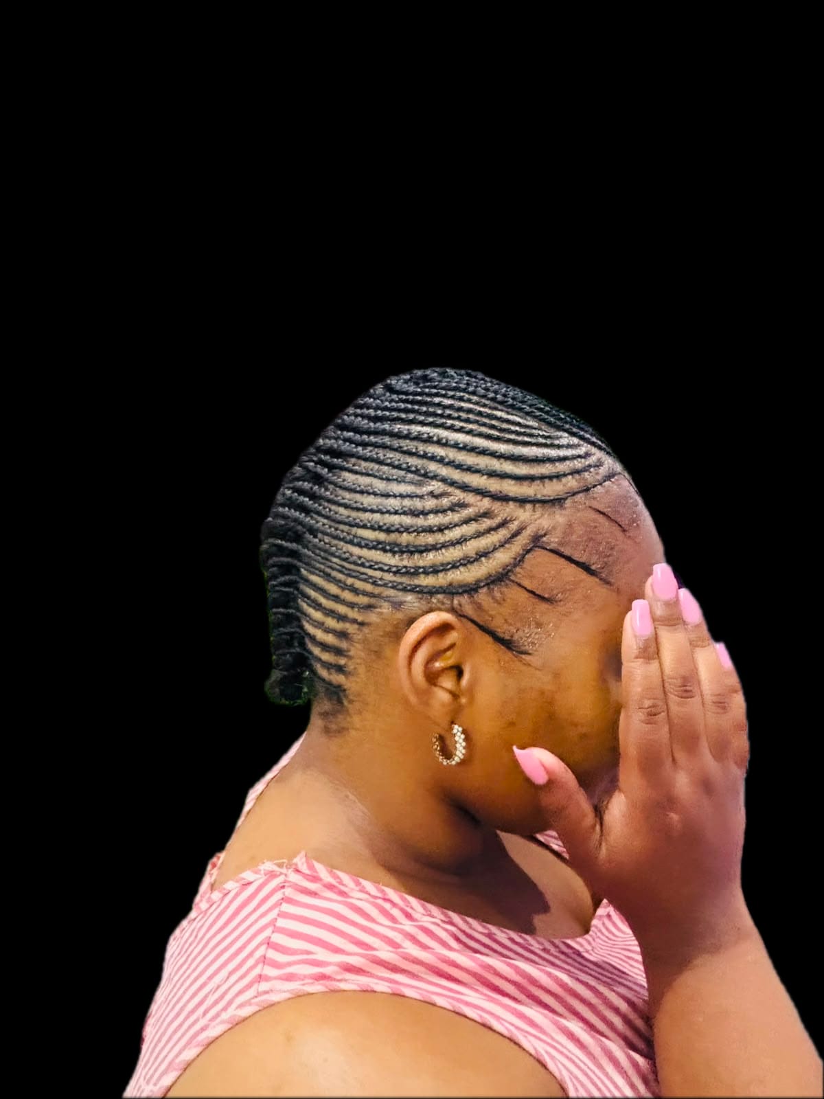 Elegant braided hairstyle